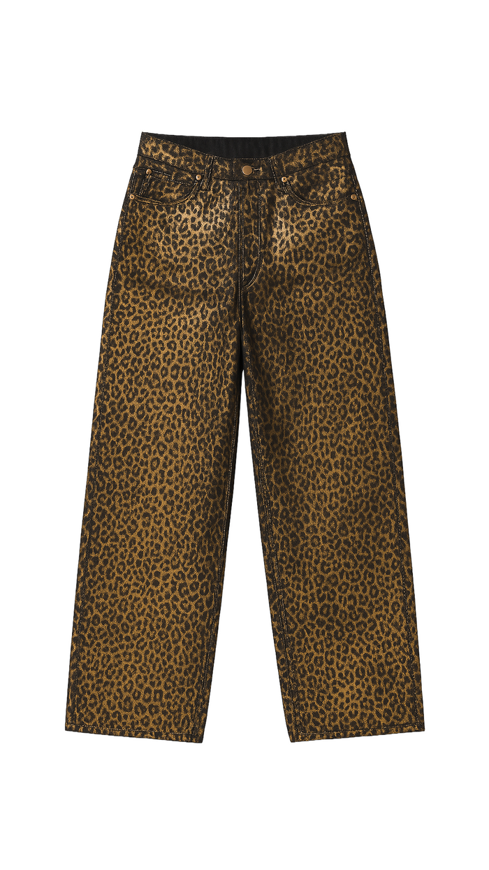 Calça Jeans Animal Print